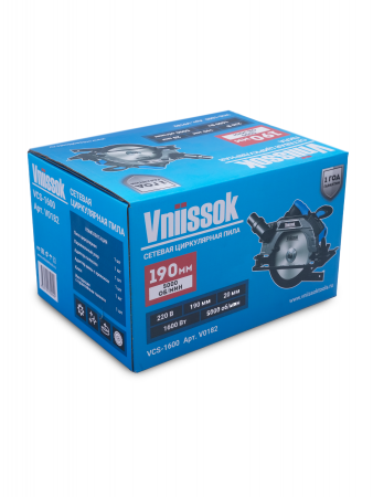Пила циркулярная VNIISSOK LASER VCS-1600